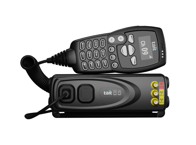 TAIT AXIOM TMX550 mobile radio with HHCH