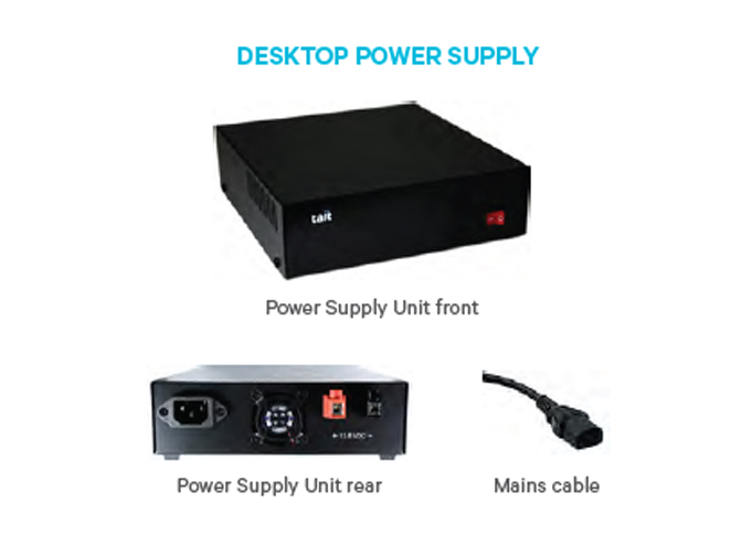 Tait mobile radio desktop power supplies