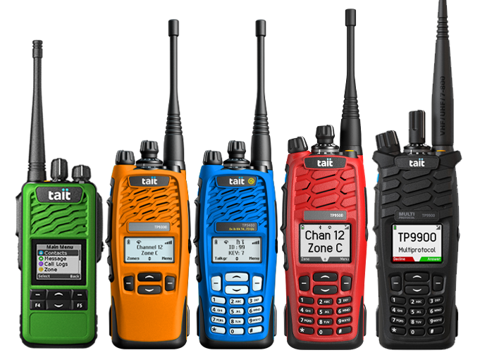 Range of portable radios from Tait Communications